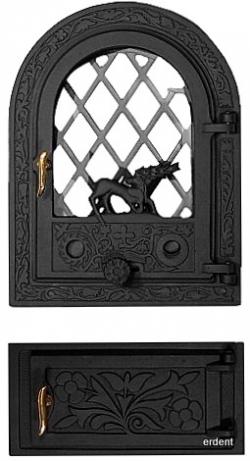 Porte de po�le BG1-41S/cendrier noir pour la description en d�tail, cliquez ici!